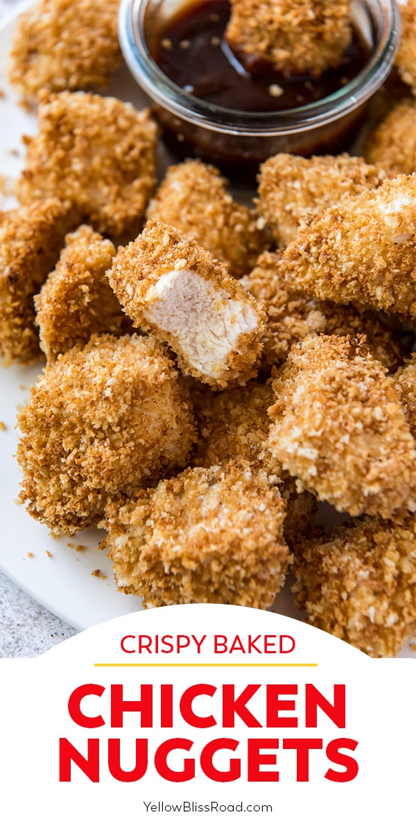 Baked Homemade Chicken Nuggets | YellowBlissRoad.com