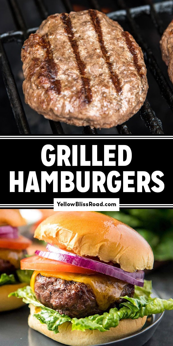Juicy Grilled Hamburgers Recipe
