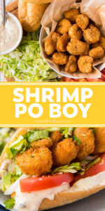 Shrimp Po Boy Sandwich (Authentic New Orleans) | YellowBlissRoad.com