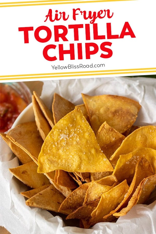 Air Fryer Tortilla Chips (3 Flavors) - The Conscious Plant Kitchen
