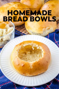 Easy Homemade Bread Bowls | YellowBlissRoad.com