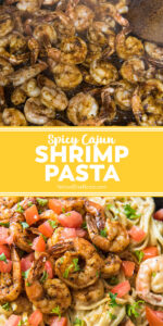 Creamy Cajun Shrimp Pasta | YellowBlissRoad.com