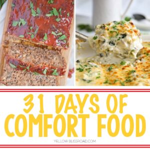 31 Days of Comfort Food Recipes