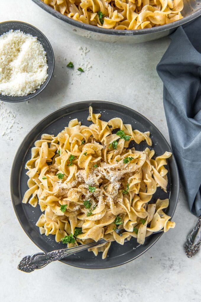 Easy One Pan Buttered Noodles Yellow Bliss Road