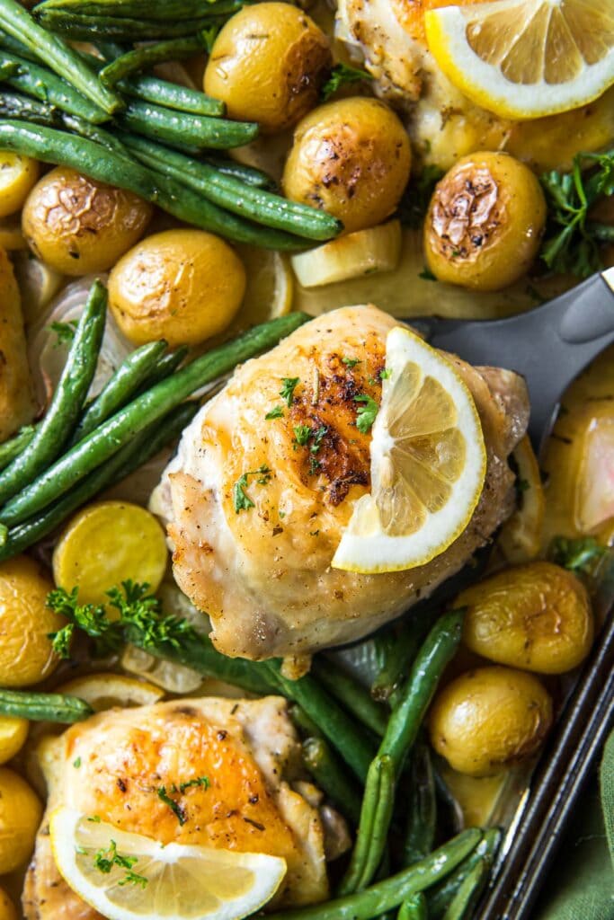 Sheet Pan Chicken and Potatoes Recipe