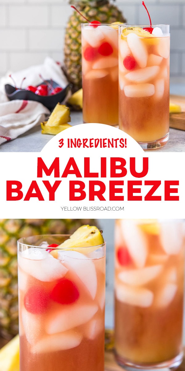 Malibu Bay Breeze Cocktail