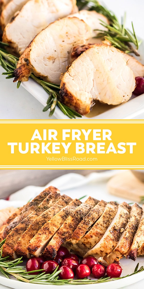 Best Roasted Air Fryer Turkey Breast Recipe (Boneless or Bone-In) • TFC