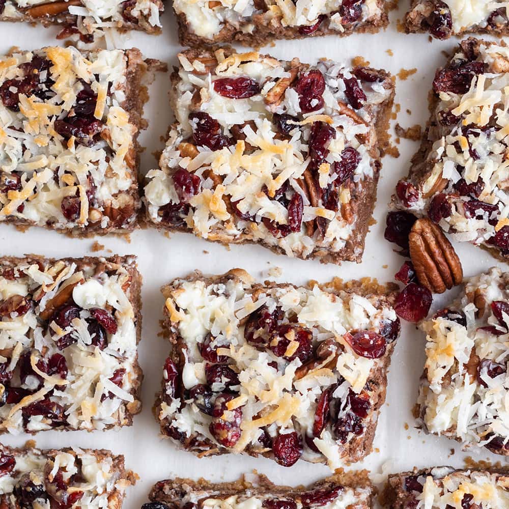 7 Layer Cranberry Magic Bars
