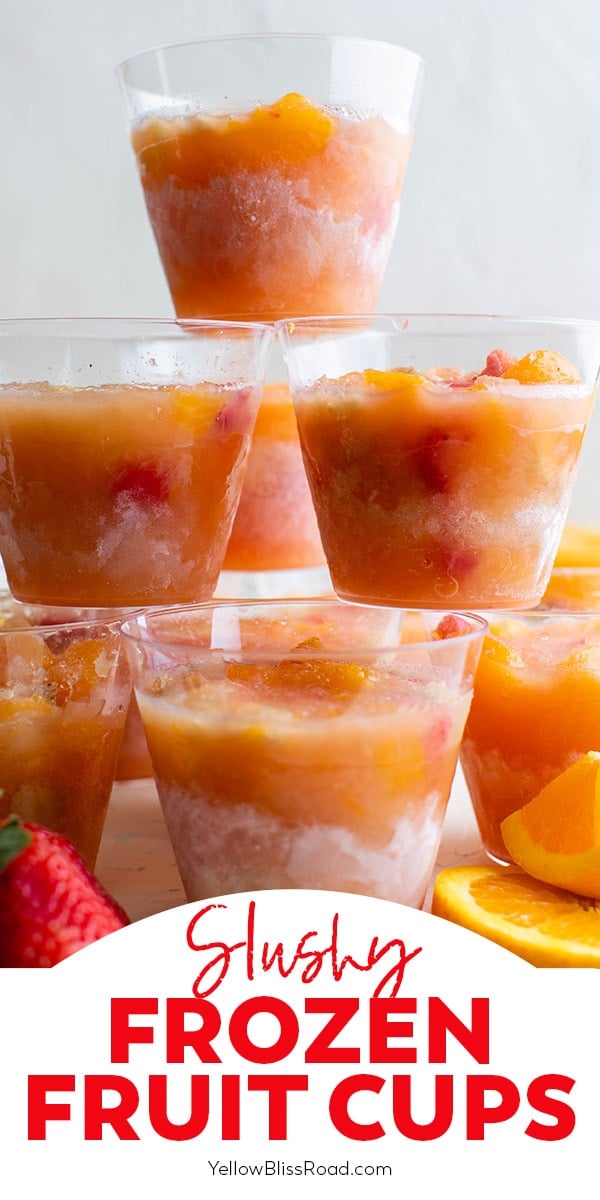 Frozen Fruit Punch Cups - Flour On My Face