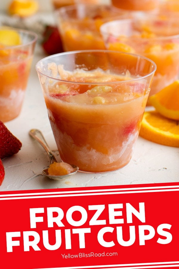 Lemonade Frozen Fruit Cups Recipe 