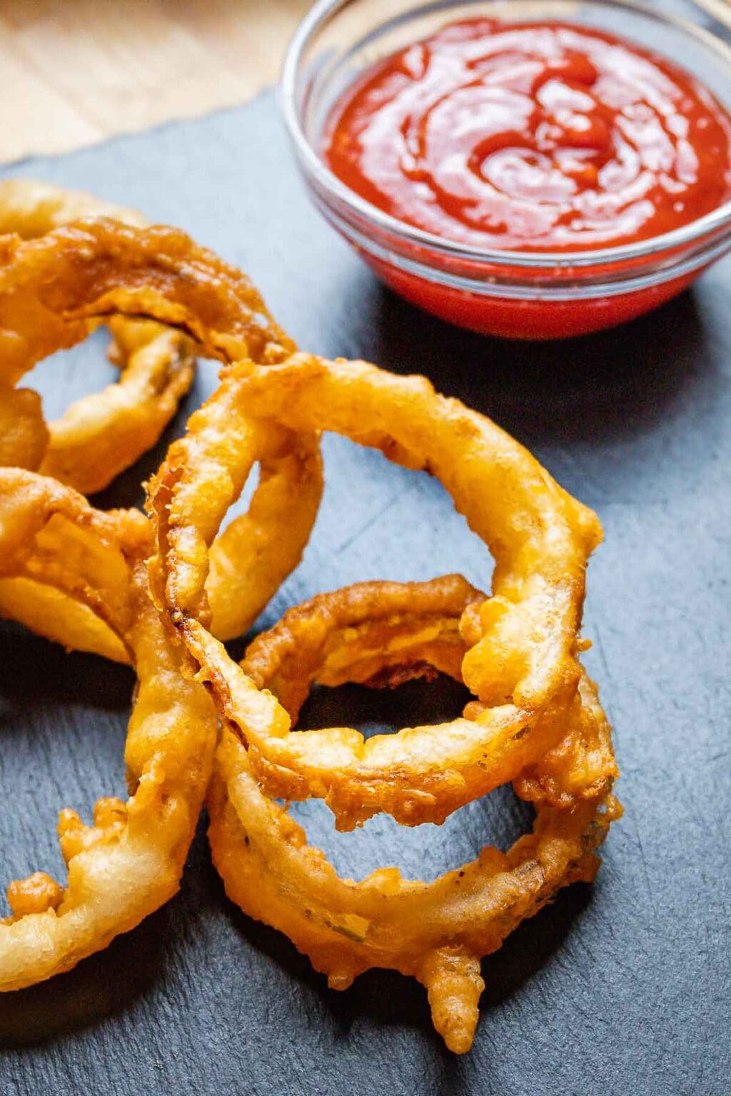 Crispy Beer Battered Onion Rings