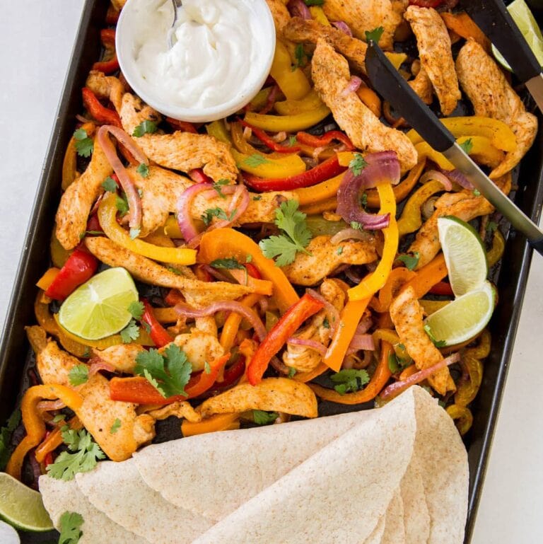 Healthy Sheet Pan Chicken Fajitas Yellow Bliss Road