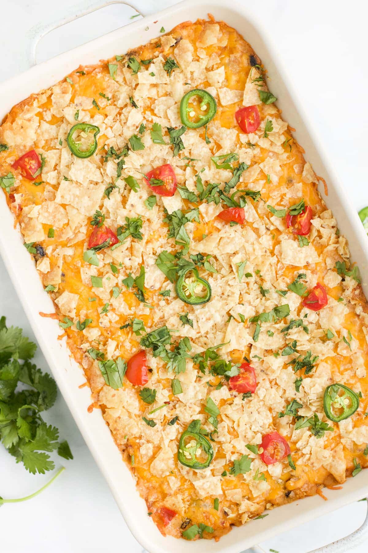 Easy Chicken Taco Casserole Recipe YellowBlissRoad