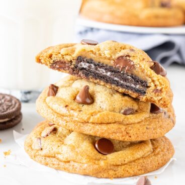 Stack or Oreo Stuffed Cookies