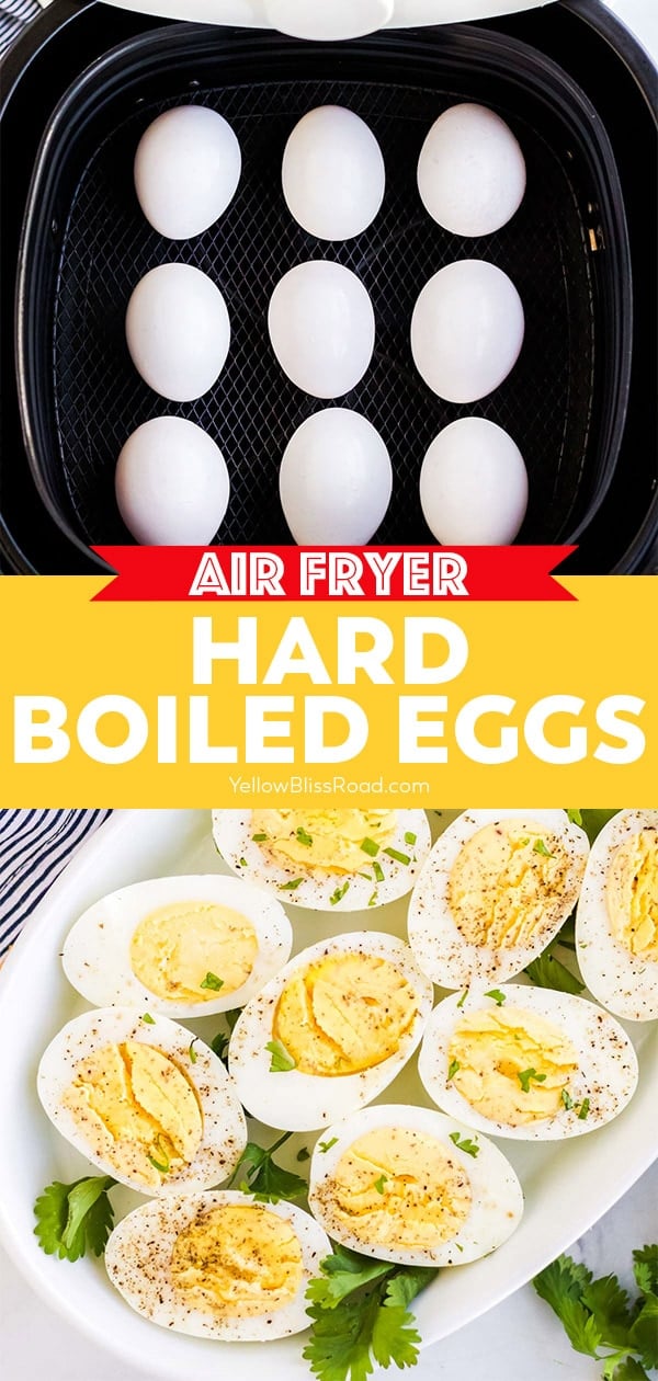 Quick and Easy Air Fryer Hard Boiled Eggs - Erhardts Eat