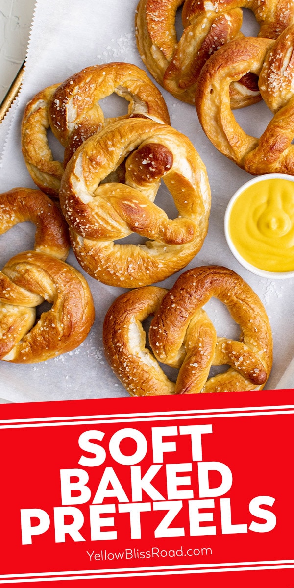 Homemade Pretzels (Soft and Chewy) | YellowBlissRoad.com
