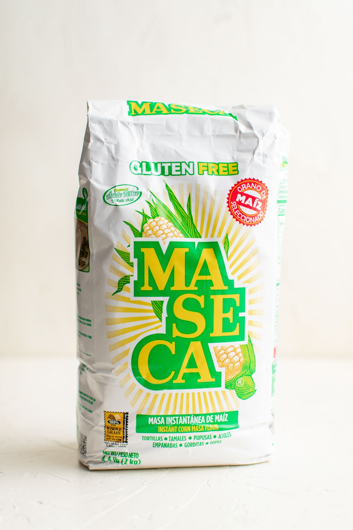 bag of maseca brand corn flour