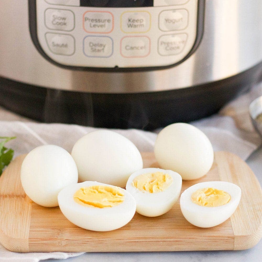 Easy Hard Boiled Eggs In An Egg Cooker - The Foodie Affair