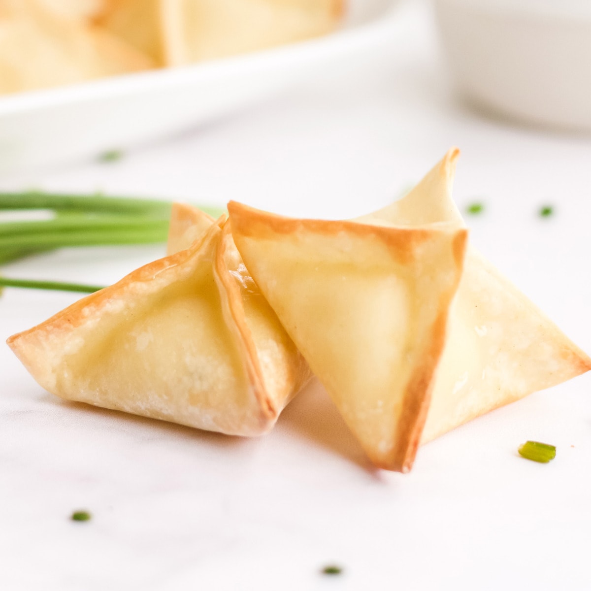 Crispy Air Fryer Cream Cheese Wonton Recipe