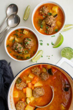 Albondigas (Mexican Meatball Soup) | YellowBlissRoad.com