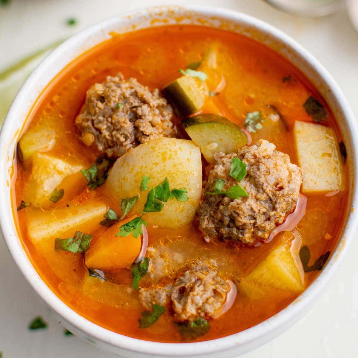 Albondigas Mexican Meatball Soup