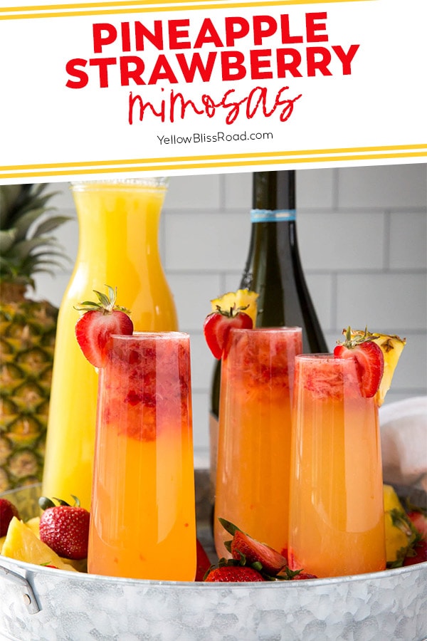 Strawberry Mimosa Pitcher - Beverages - Ts Brunch Bar