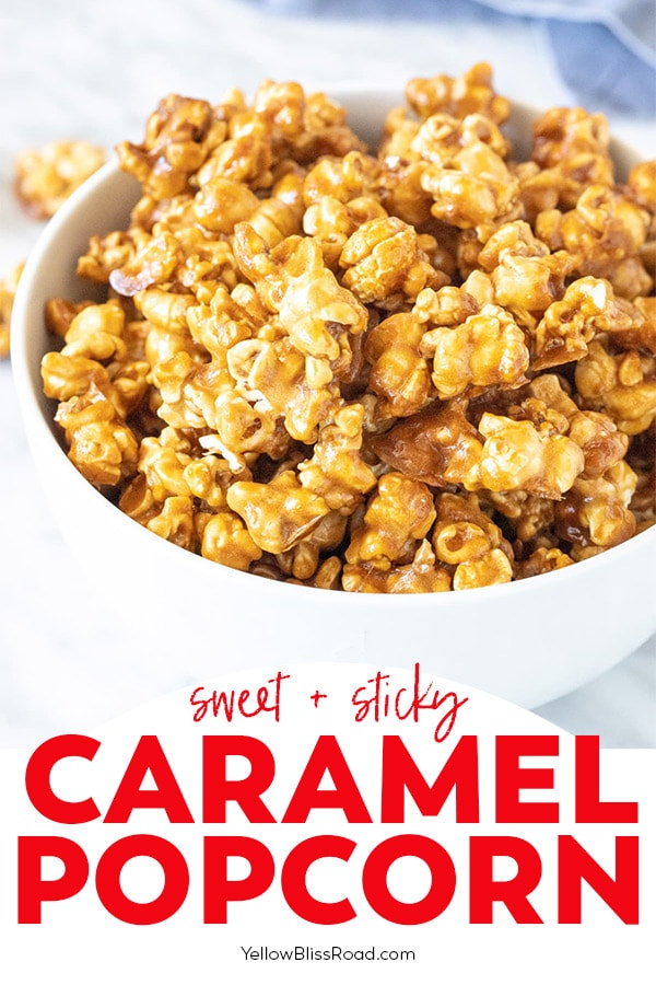 Microwave Caramel Popcorn - Insanely Good