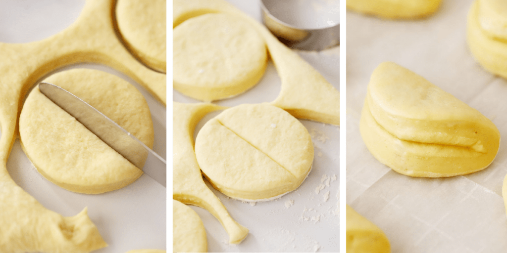 how to shape parker house rolls