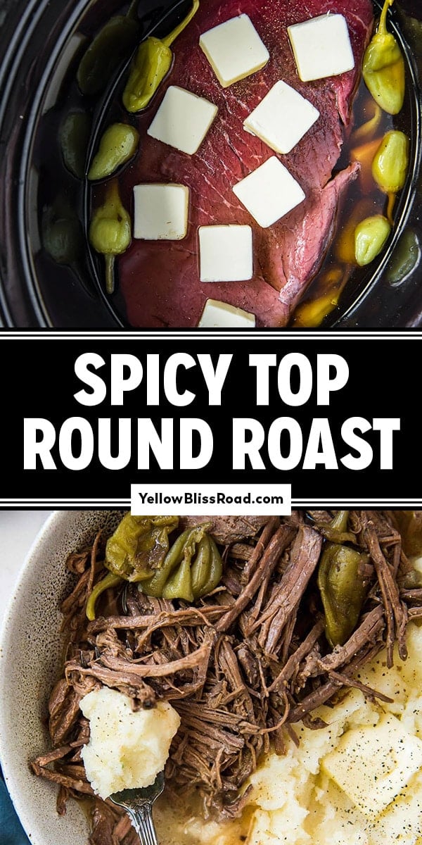 Top Round Roast Recipe  Spicy Slow Cooker Roast Beef