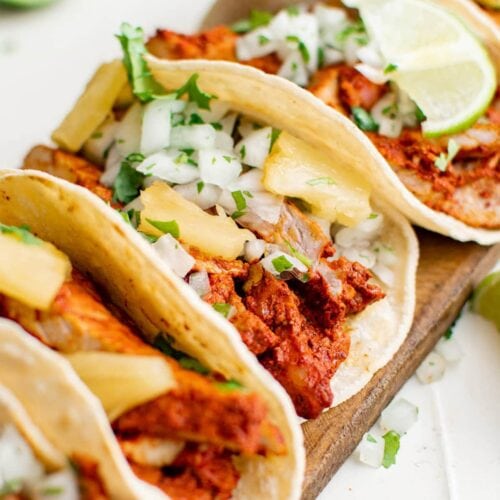 Authentic Tacos Al Pastor (Pork Tacos) | YellowBlissRoad.com
