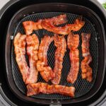 air fryer bacon social medua image