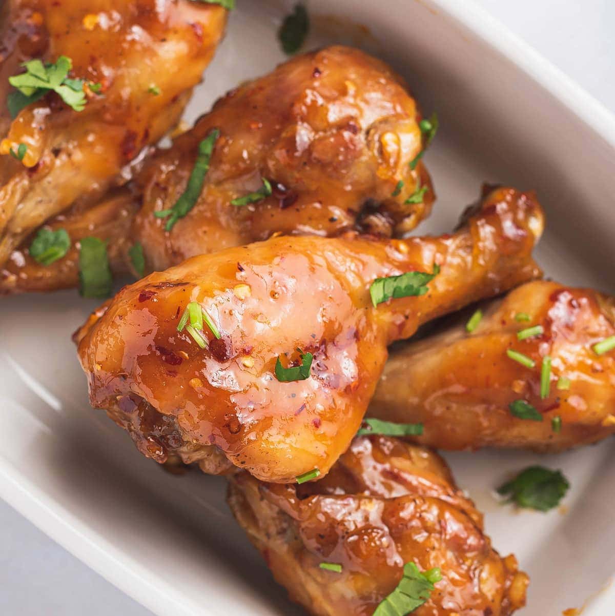 Apricot Glazed Chicken Drumsticks