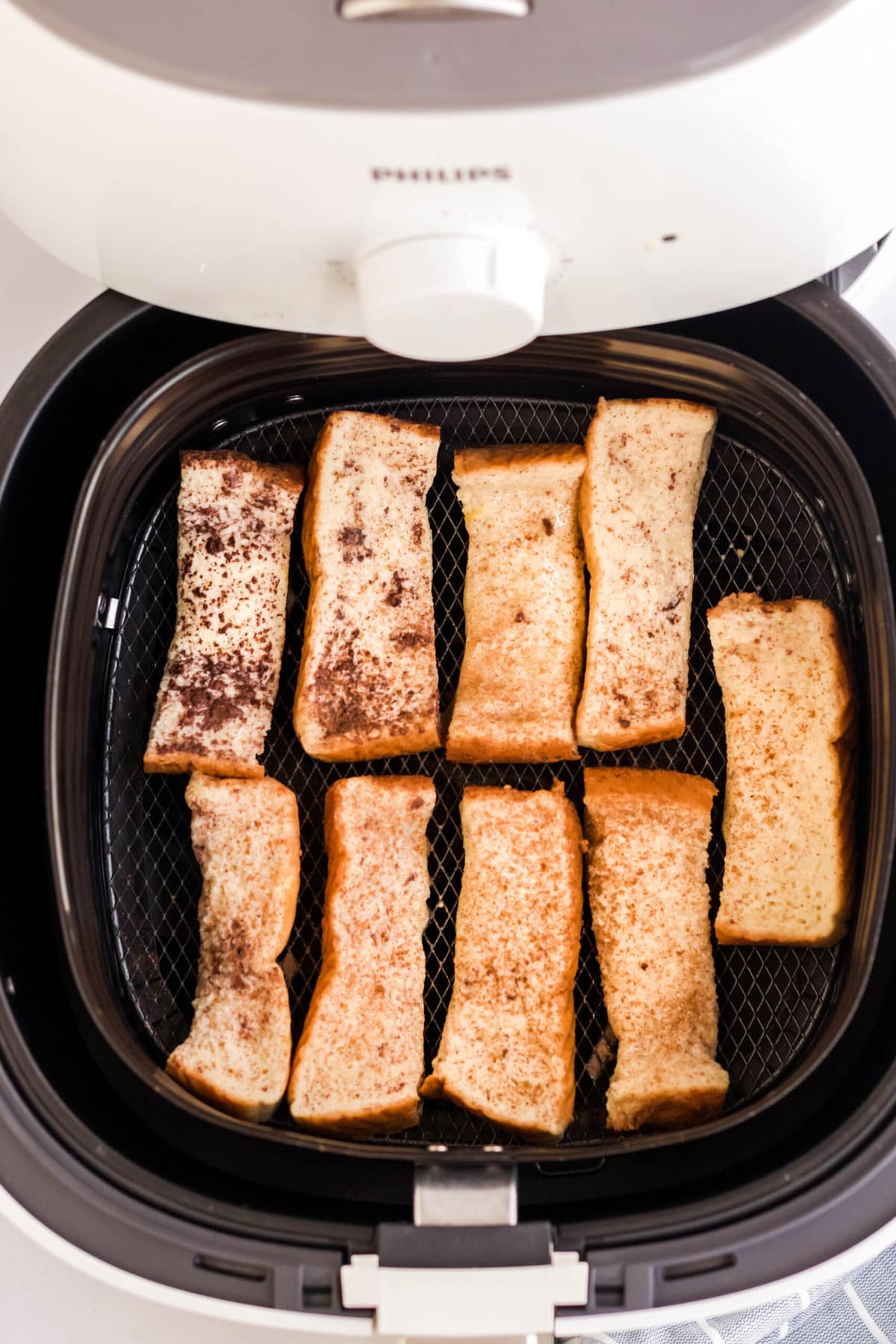 french toast sticks in air fryer basket