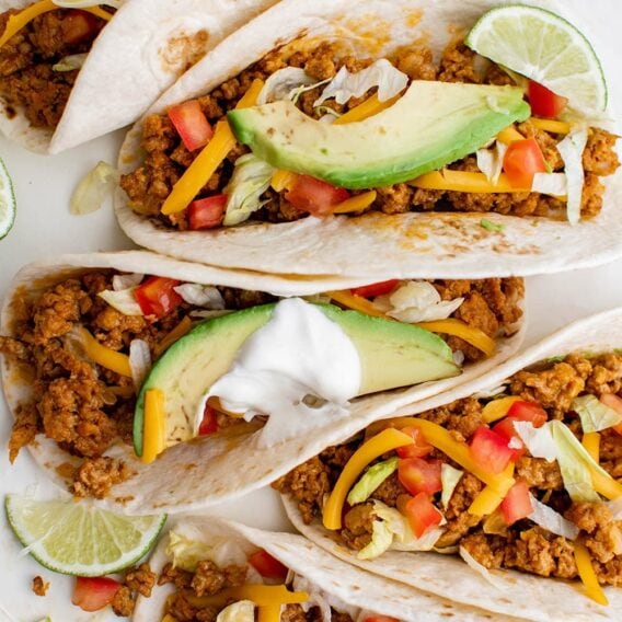 Easy Ground Turkey Tacos - Yellow Bliss Road
