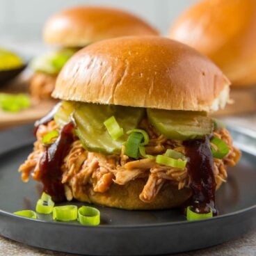 instant pot bbq chicken social media image