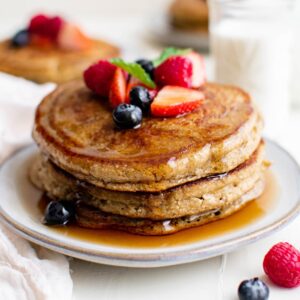 Fluffy Oatmeal Pancakes
