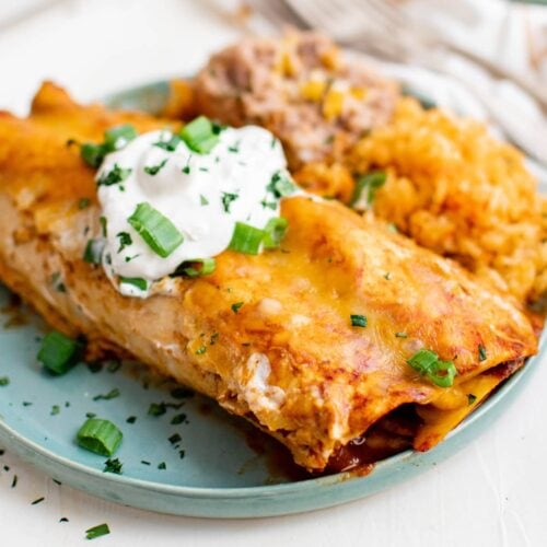 Easy Cheesy Ground Turkey Enchiladas Yellow Bliss Road