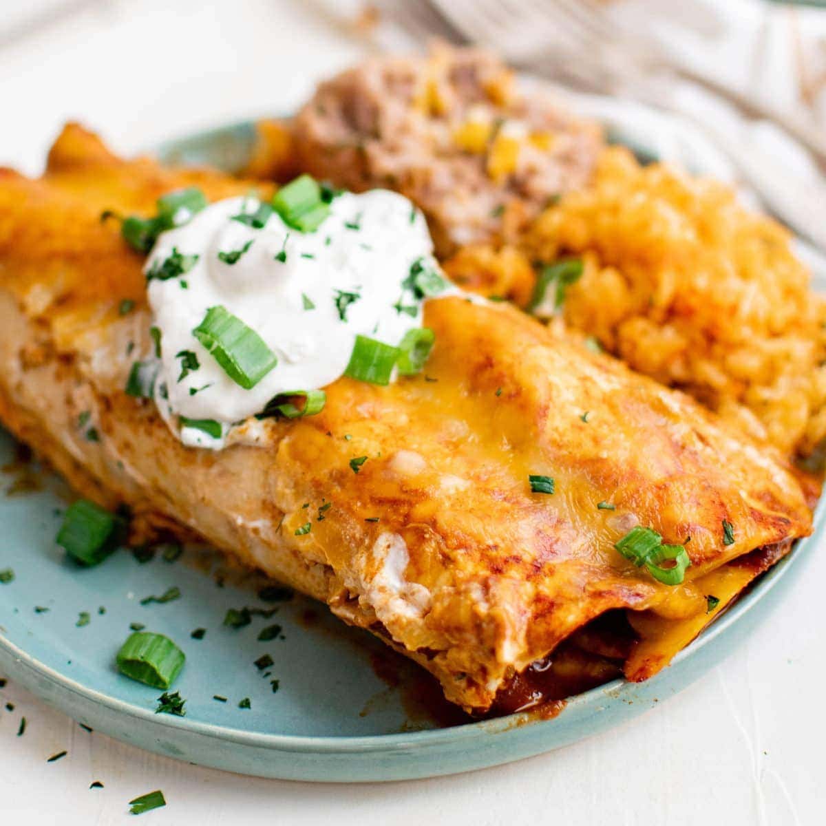 Ground Turkey Enchiladas