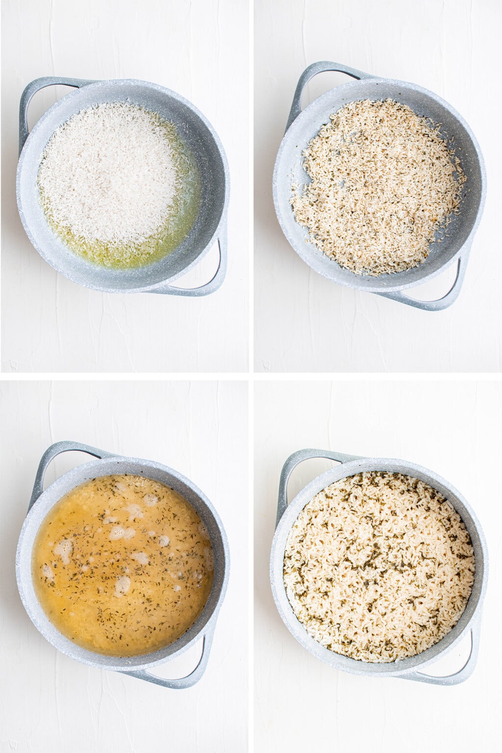 Seasoned Rice with Herbs and Garlic Yellow Bliss Road