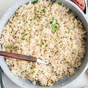 Seasoned Rice with Herbs and Garlic