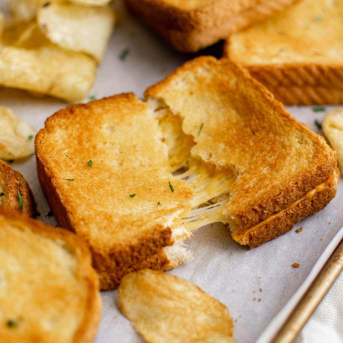 Oven Grilled Cheese Sandwiches