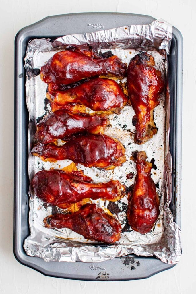 BBQ Chicken Drumsticks in the Slow Cooker
