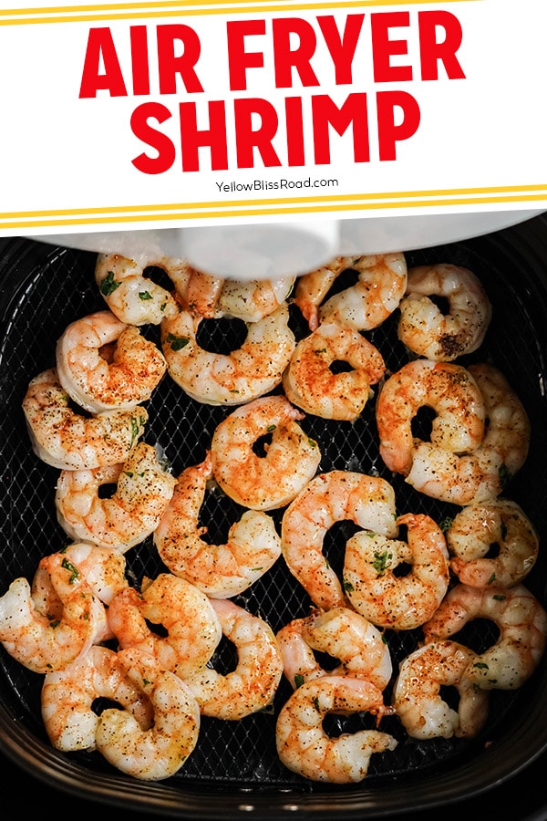 Juicy Air Fryer Shrimp (10 Minute Recipe!) | YellowBlissRoad.com