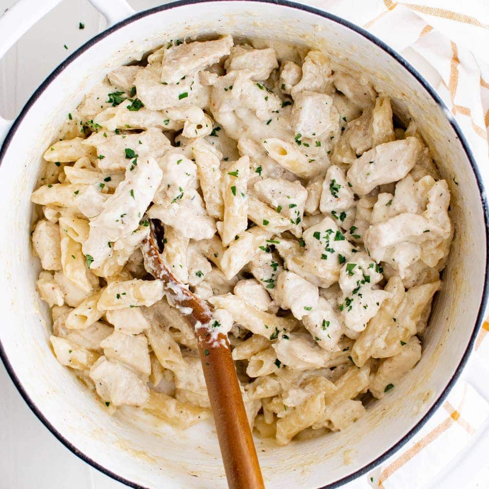 One Pot Chicken Alfredo