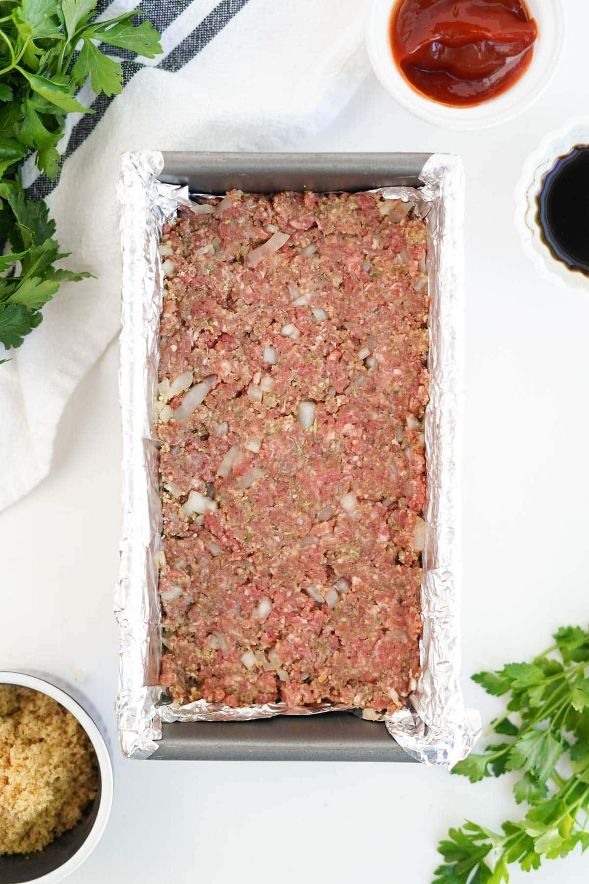 meatloaf in a loaf pan