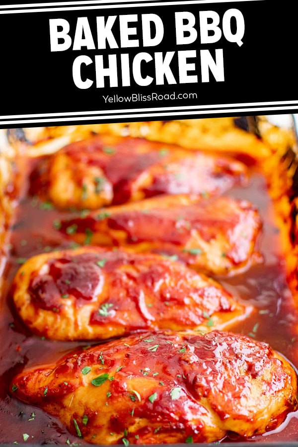 Oven-Oven Baked BBQ Chicken Recipe (Homemade Sauce) - Dinner, then Dessert