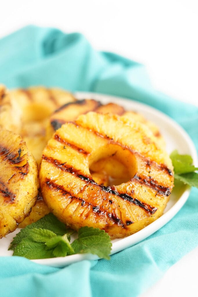 pineapple with grill marks