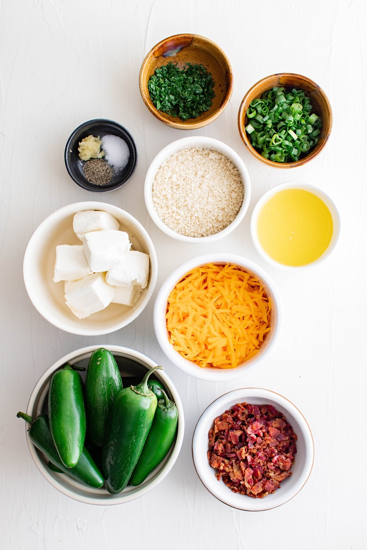 ingredients for jalapeno poppers