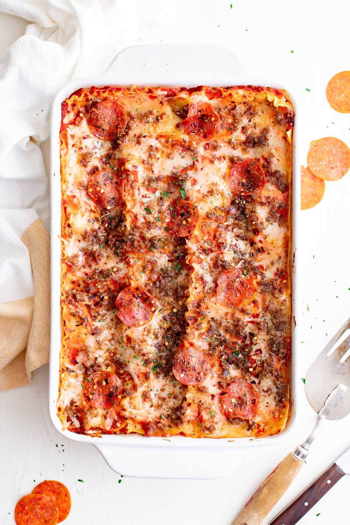 The BEST Pizza Lasagna Recipe