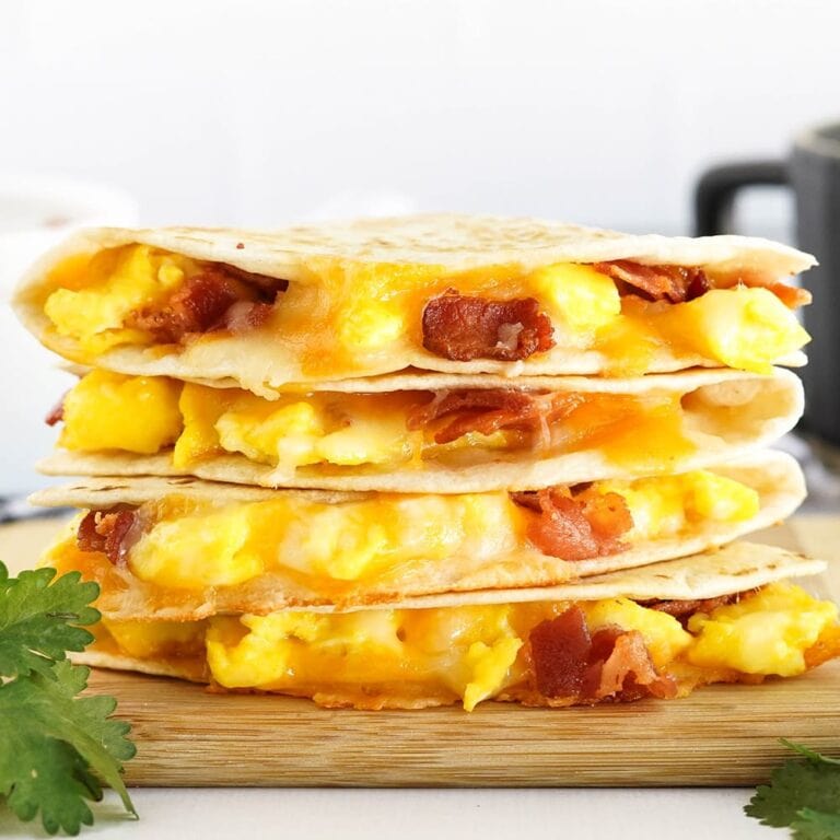 Breakfast Quesadillas (Freezer Friendly) Yellow Bliss Road